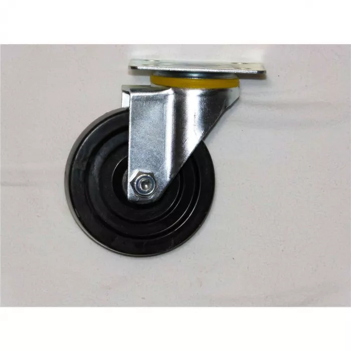 4er Radsatz Ø100 mm – Höhe 150 mm mit Bremse & ohne Bremse