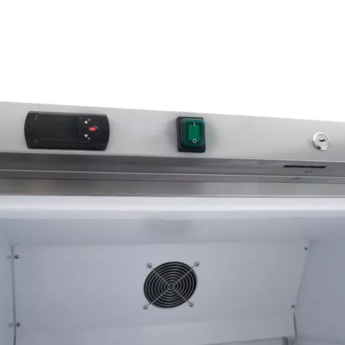 Kühlschrank - 600L - 4 verstellbare Regale - Edelstahl