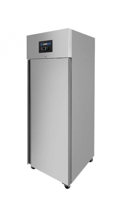 Kühlschrank 1 Tür 650 Liter Edelstahl leise LED Gewerbe