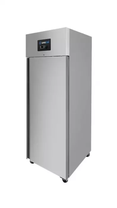 Kühlschrank 1 Tür 650 Liter Edelstahl leise LED Gewerbe