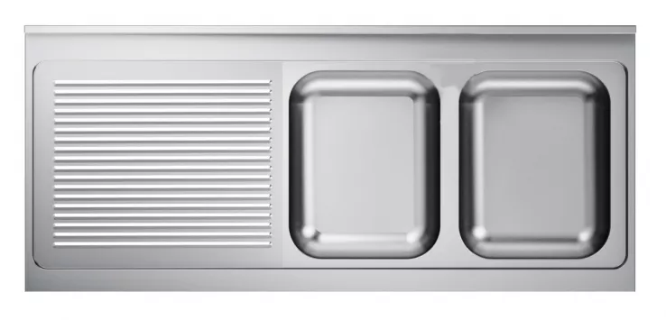 700 Spültischplatte 2 Rechts 1600