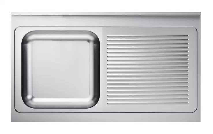 600 Spültischplatte 1 Links 1200