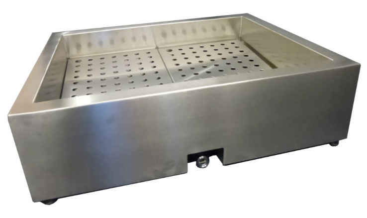 Gemahlenes Eis Behälter Schief 2/1 Gn Aisi 304