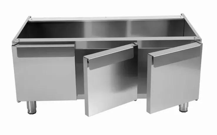 Unterbau Neutral 700 1200mm mit Türen für UnniCooking Geräte