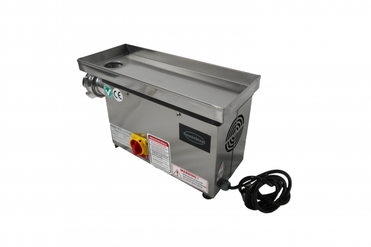 Fleischwolf, 75 kg/h, festes Kopfdesign, 0,37 kW, Edelstahl, 230 V