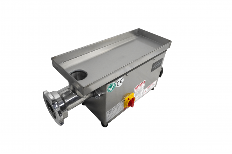 Fleischwolf, 75 kg/h, festes Kopfdesign, 0,37 kW, Edelstahl, 230 V