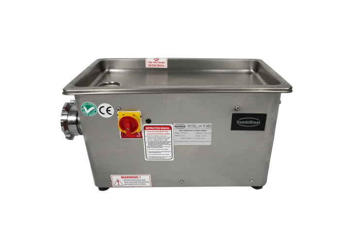 Fleischwolf, 90 kg/h, abnehmbarer Kopf, 0,55 kW, Edelstahl, 230 V