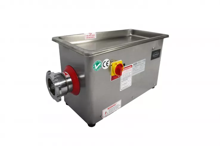 Fleischwolf, 90 kg/h, fester Kopf, 0,55 kW, Edelstahl, 230 V