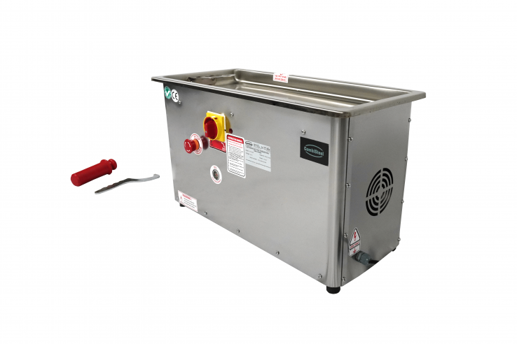 Fleischwolf 22, 450 kg/h, Edelstahl, 1,5 kW, 400 V, fester Kopf