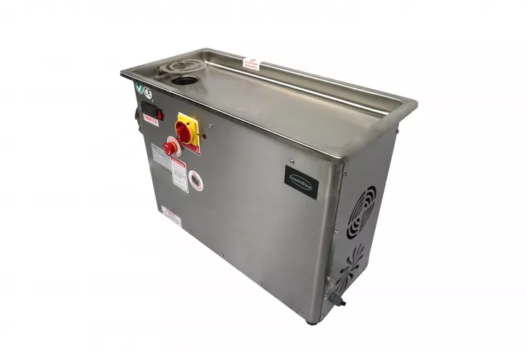 Fleischwolf 32, 750 kg/h, Edelstahl, 3 kW, 400 V, gekühlter Kopf