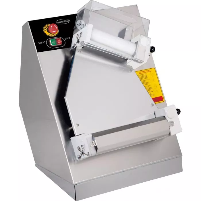 Teigausroller 40 cm – Edelstahl, Drehknopf-Bedienung, 4 mm einstellbar