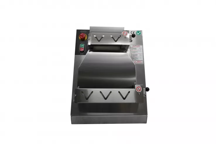 Teigausroller 40 cm gerade – Edelstahl, gleichmäßige Walzenführung, 4 mm einstellbar