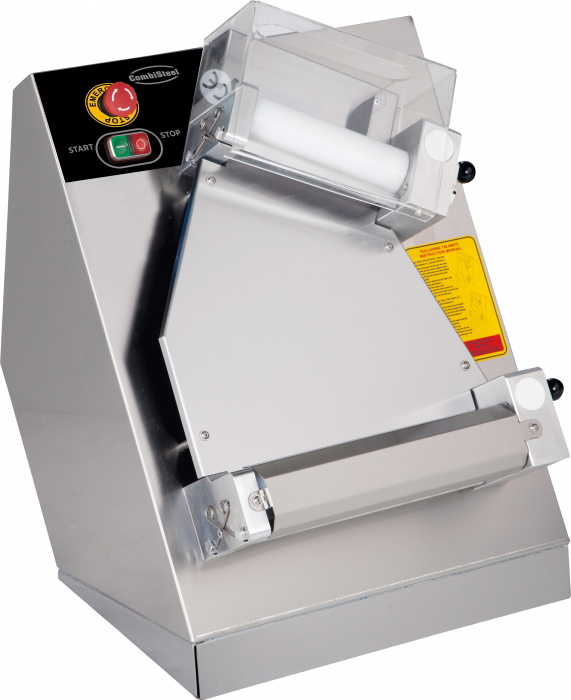 Teigausroller 30 cm – stufenlos einstellbar bis 3 mm, 0,18 kW Motor