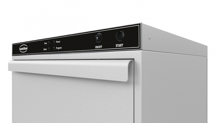 Geschirrspülmaschine – 500×500 mm Korb, 30 Körbe/Stunde, 3,6 kW
