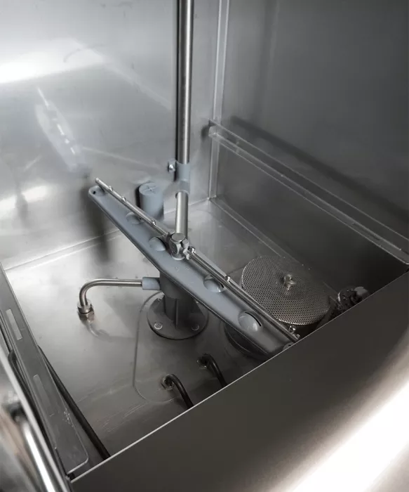 Geschirrspülmaschine – 500×500 mm Korb, 30 Körbe/Stunde, 3,6 kW