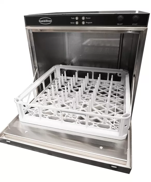 Geschirrspülmaschine – 500×500 mm Korb, 30 Körbe/Stunde, 3,6 kW