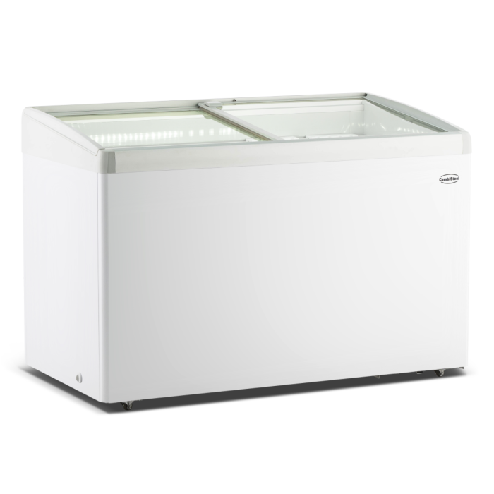Gefrierschrank Lotte-396 mit Glasdeckel – 396L Kühl- & Gefriertruhe