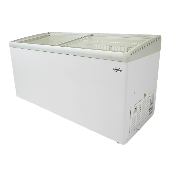 Gefrierschrank Lotte-516 mit Glasdeckel – 516L Kühl- & Gefriertruhe