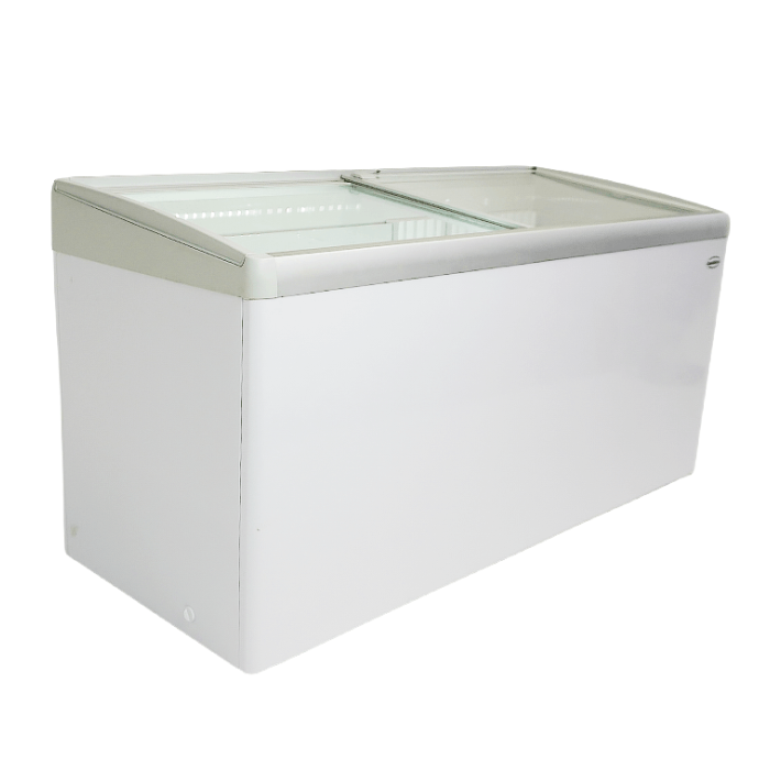 Gefrierschrank Lotte-516 mit Glasdeckel – 516L Kühl- & Gefriertruhe