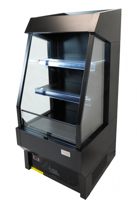 IMPULSKÜHLER 165 L Schwarz – Getränke-Kühler mit Umluft & LED