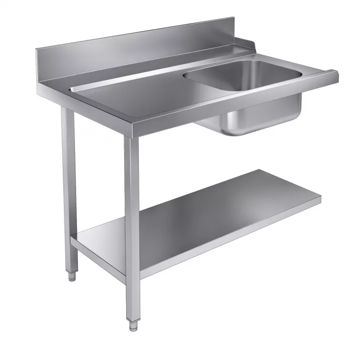 Zulauftisch mit Grundboden 1200 Links