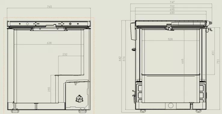 Tiefkühltruhe Rfs Deckel 202 L
