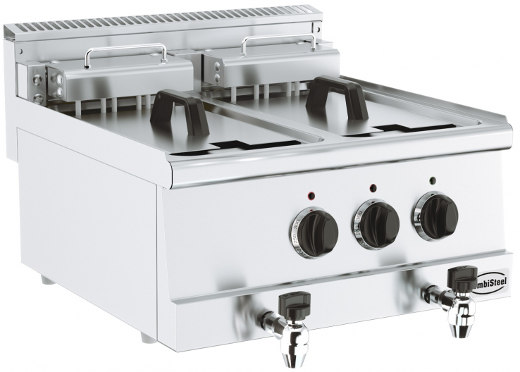 Base 600 El. Friteusen 2X10L
