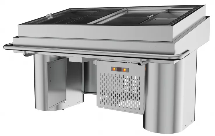 Gekühlte Fischtheke