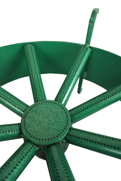 15 kW Gas-Wokbrenner, Edelstahl, Tischgerät, Erdgas G25