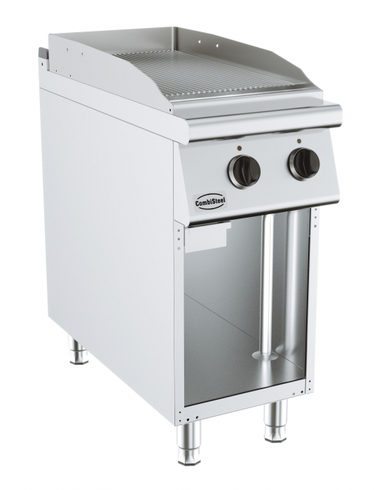 Base 900 El. Grillplatte Gerillt – Perfekte Grillstreifen