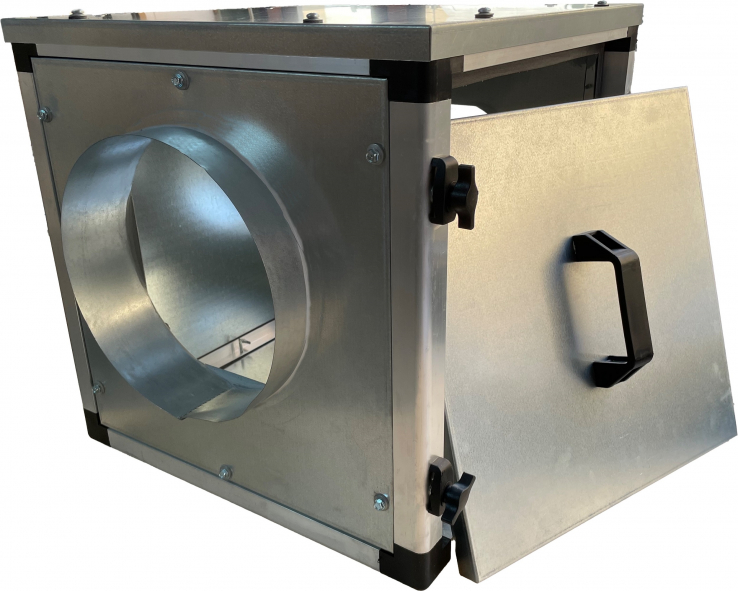 Ventilator In Dose Doppelwandig 9/9/1400