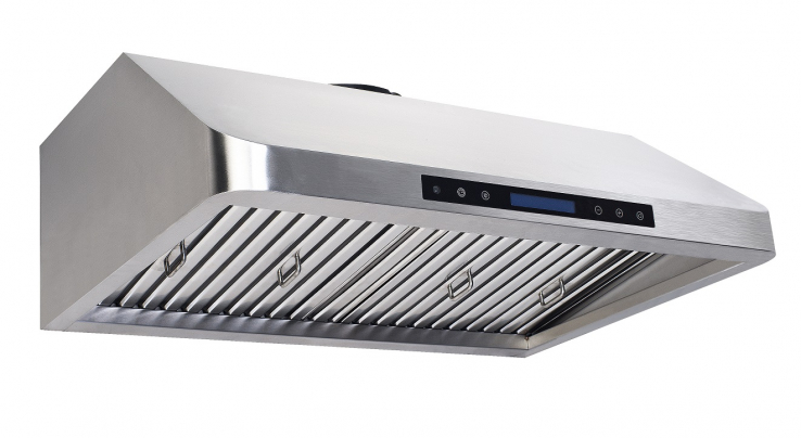 Wandhaube Edelstahl 900