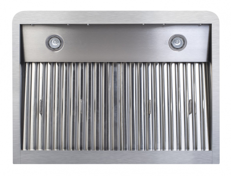 Wandhaube Edelstahl 900