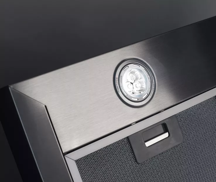 Wandhaube Edelstahl 900