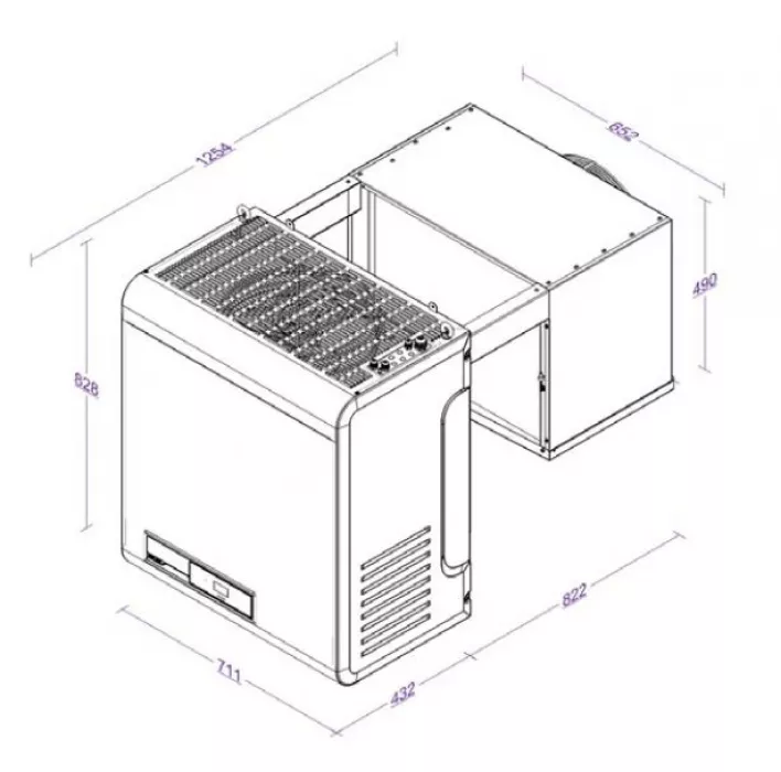 Tiefkühlaggregat Huckepack 5,9–10,4 m³