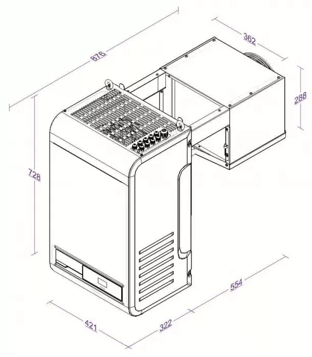 Kühlaggregat Huckepack – 6,6–12,6 m³ – 230 V – R290
