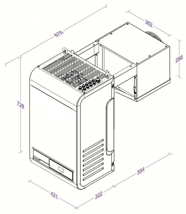 Kühlaggregat Huckepack – 9,6–19,9 m³ – 230 V – R290