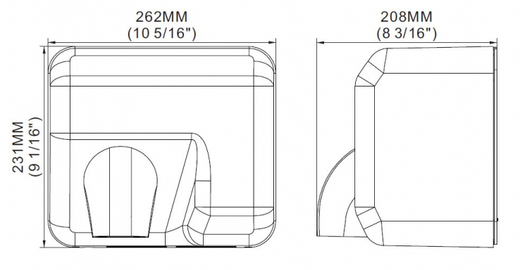Händetrockner Hd-04