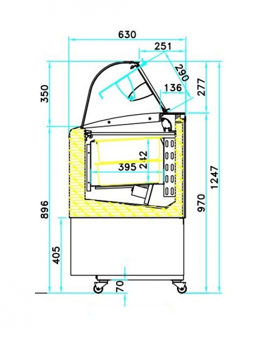 Speiseisvitrine Fiji 7