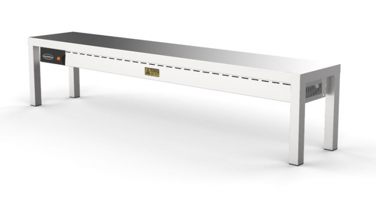 Aufsatzbord Keramisch beheizt 1-stufig 1800