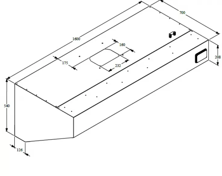 700 Wandhauben Komplett 1600