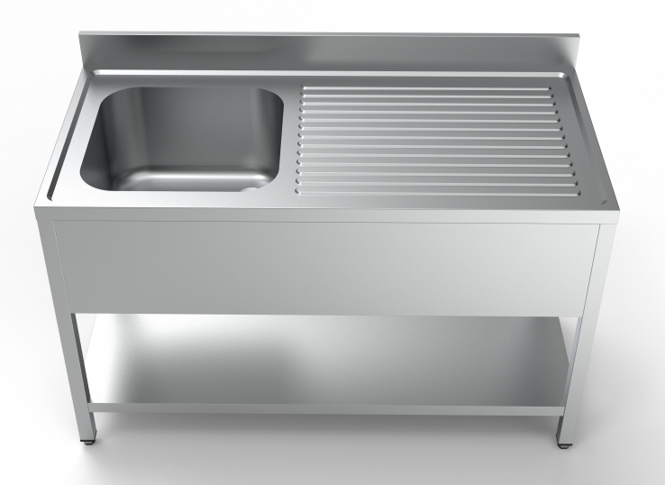 700 Spültisch Grundboden 1 Links 1400