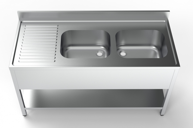 700 Spültisch Grundboden 2 Rechts 1600