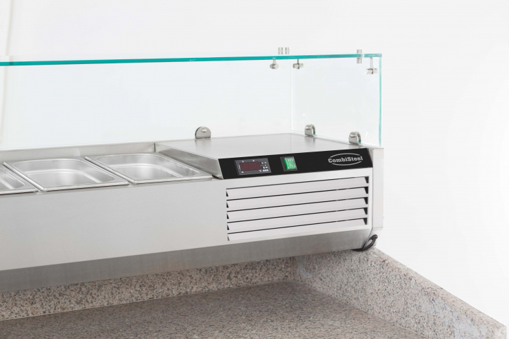 Aufsatzvitrine 1/3 Gn X 9