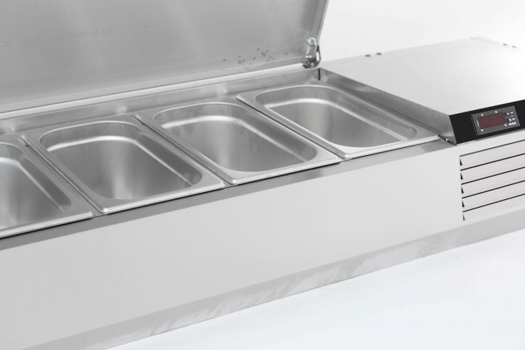 Aufsatzvitrine Rfs Deckel 1/4 Gn X 6