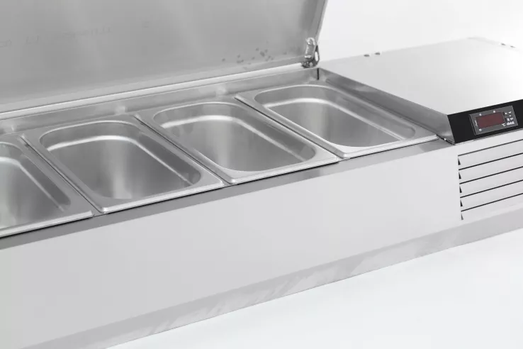 Aufsatzvitrine Rfs Deckel 1/4 Gn X 6