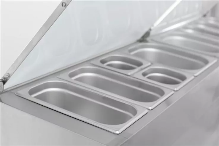 Saladette 3 Türen 8X1/3Gn Behälter