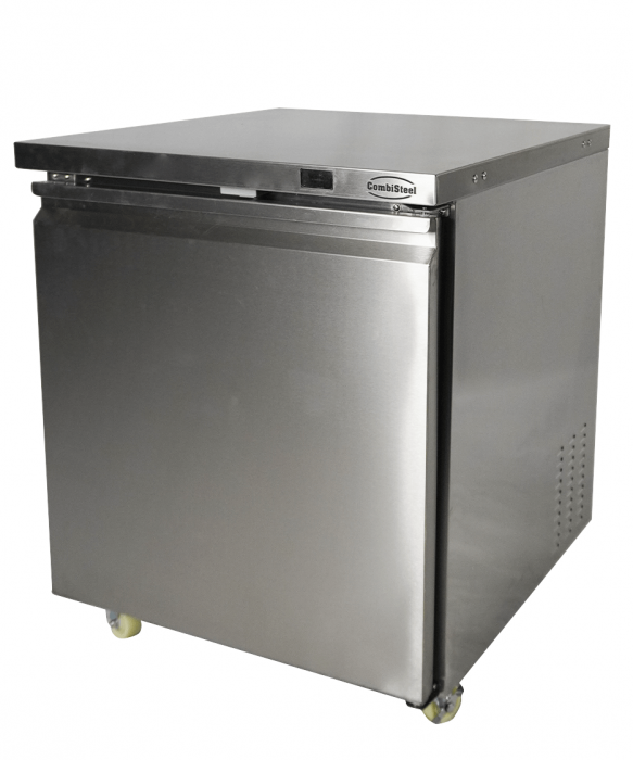 Kühl-/Tiefkühlschrank 1 Tür – 185 L, umschaltbar, Edelstahl