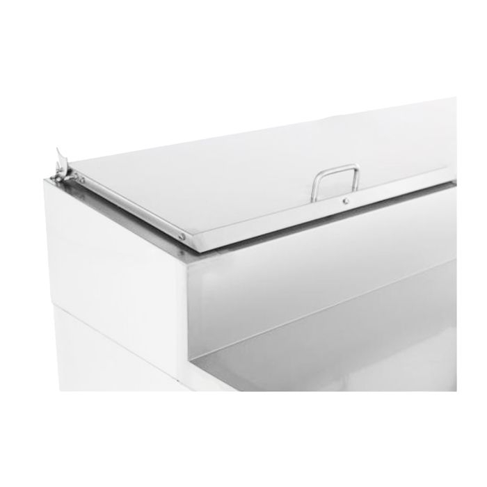 Saladette 4 Türen mit Granitplatte & 12x 1/3 GN – Profi Kühltisch