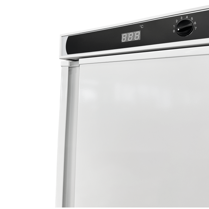 HF400 Tiefkühlschrank Weiß 340L für Gastronomie & Gewerbe